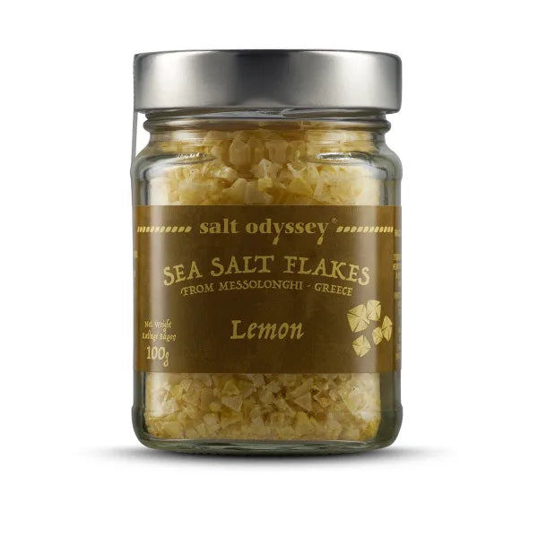 Sea Salt Flakes with Lemon