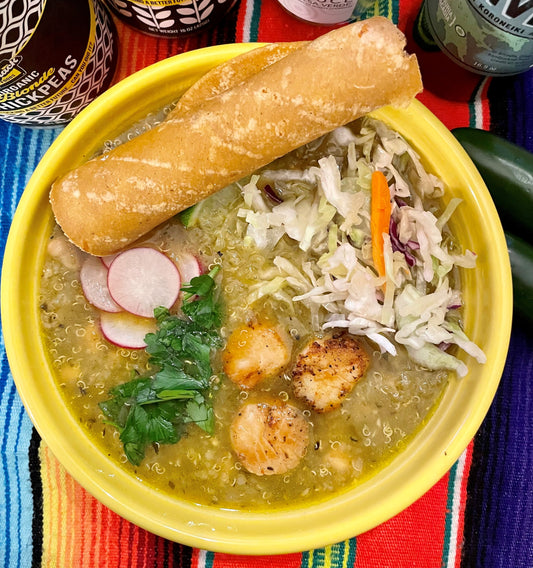 Two Bean Chile Verde