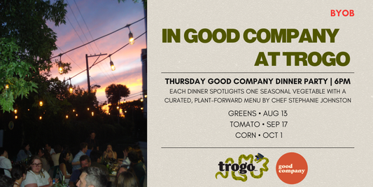 In Good Company at Trogo | 6pm Thursdays